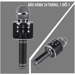 Micro Karaoke KIÊM Loa Bluetooth WS-858 giá rẻ.( mini-karaoke-loa kéo-sony-hát karaoke-jbl-giá rẻ-không dây )