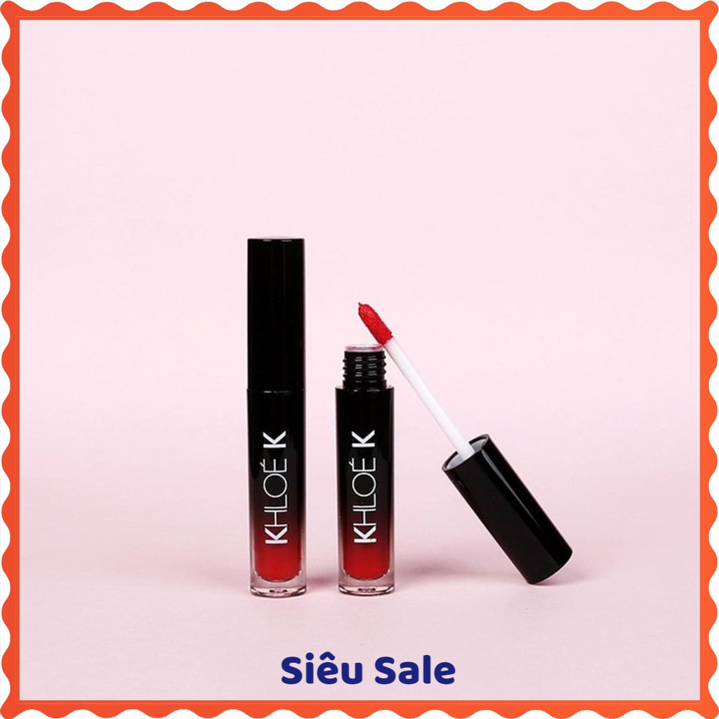 Combo 2 Son Dưỡng dạng kem Cao Cấp Khloe K Màu Đỏ Cam king.shop.50