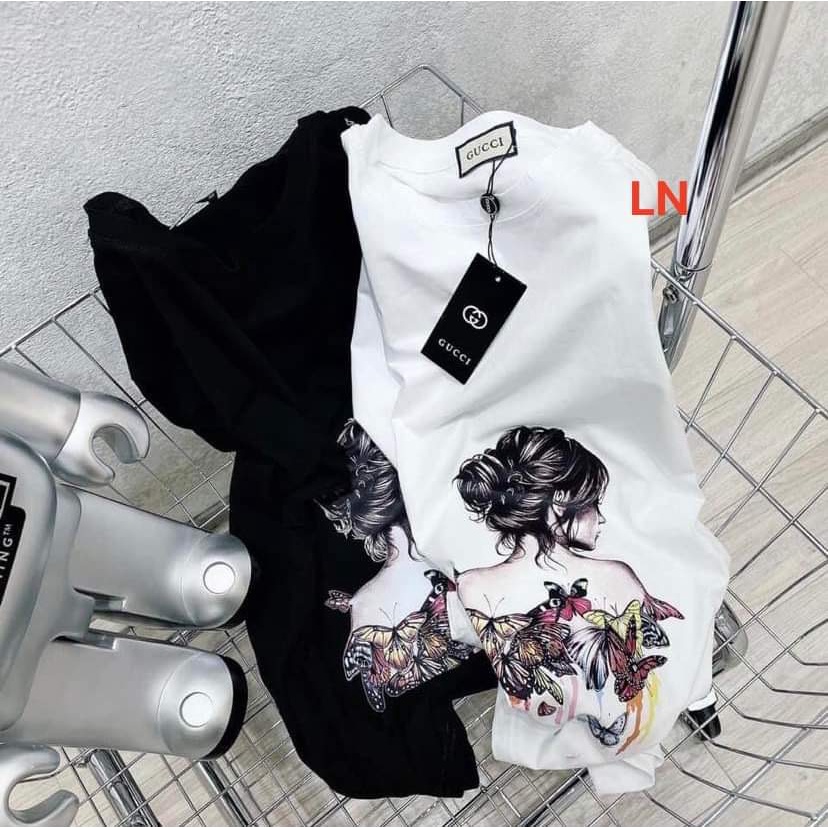 Áo phông 5d cô gái quay lưng ❤ Áo Phông Cotton Co Giãn Siêu hót hít