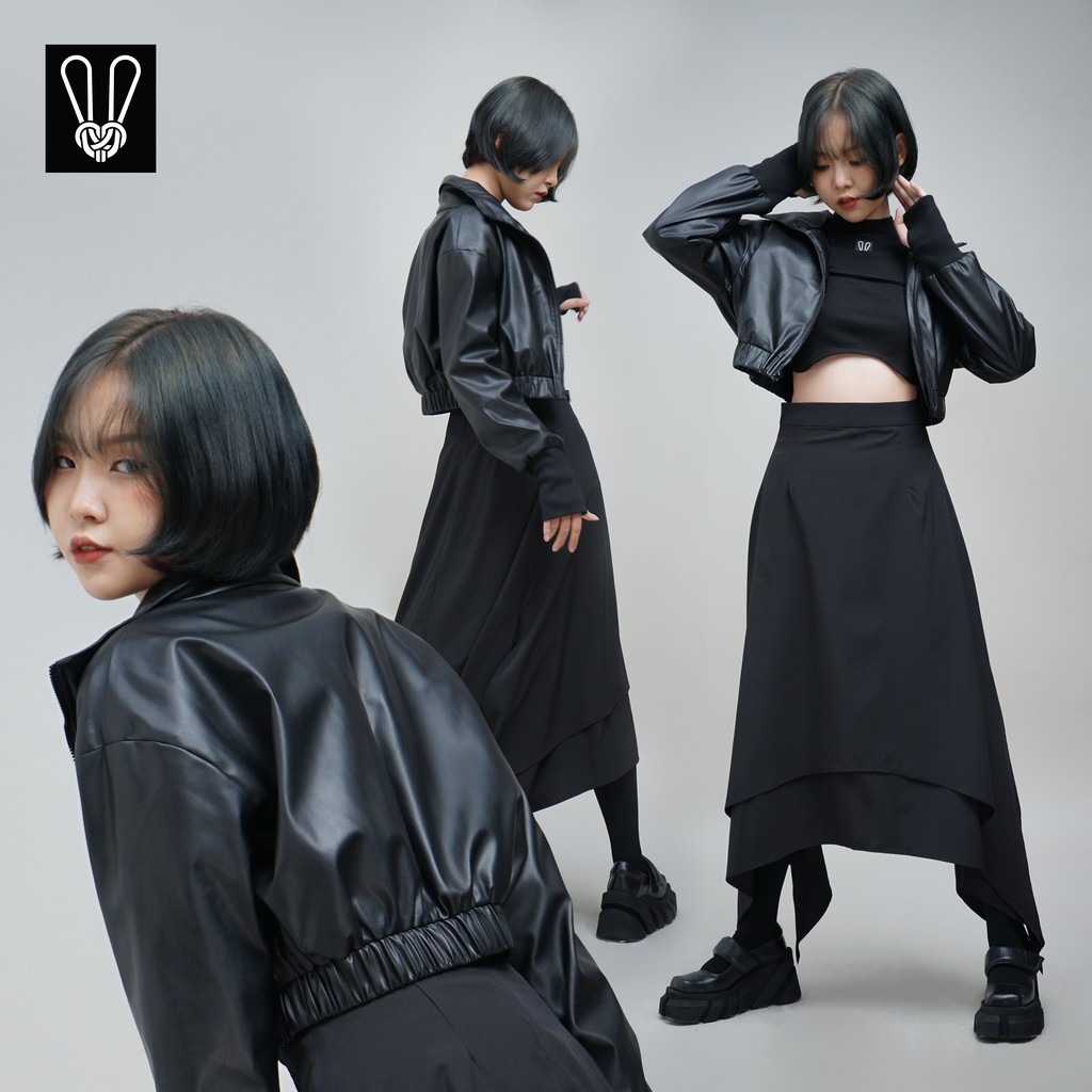 Áo Khoác Da Croptop BunnyHill SSBR15
