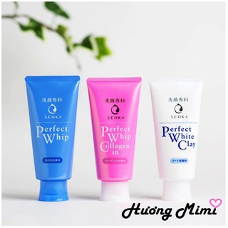 Sữa rửa mặt Shiseido Senka Perfect Whip/ Double Wash/ All Clear Double W/ White Clay/ Collagen In