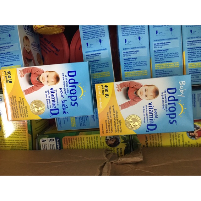 Baby Ddrops Vitamin D3 Cho Trẻ Sơ Sinh 90Giọt