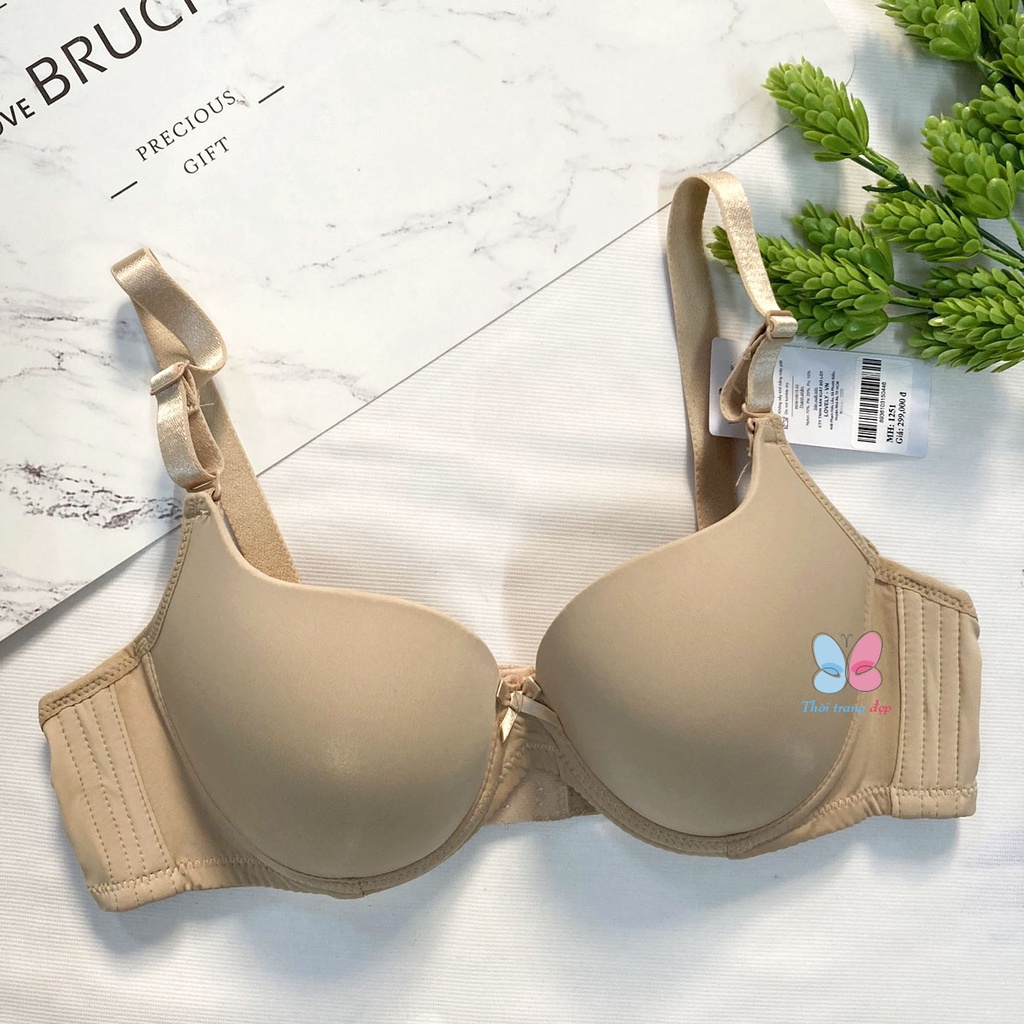 Áo ngực lovely trơn mút ép mỏng có gọng cài 3 - AL1251