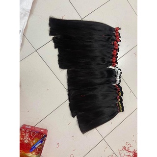 Tóc Nối 45cm Tự Nhiên – Chất Lượng Cao, Không Rối, Không Xơ