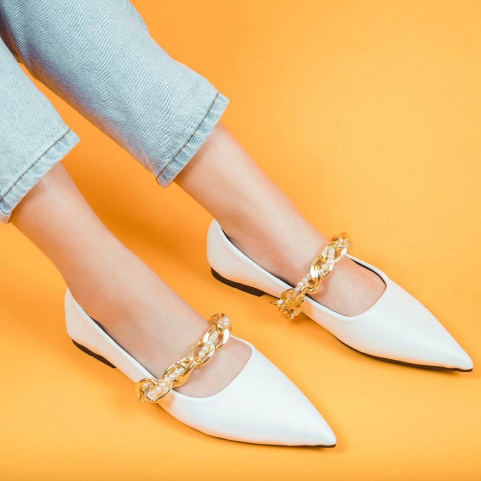 phong cách Hàn Quốc da mềm mũi nhọn sd