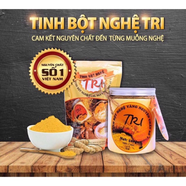 Tinh bột nghệ vàng TRI