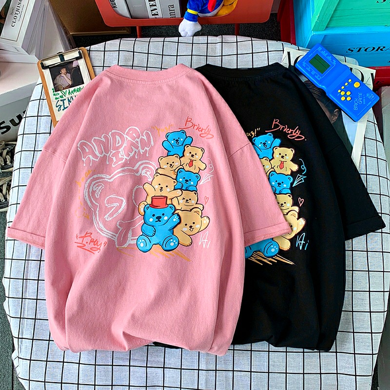 Áo thun tay lỡ nam nữ, áo phông unisex form rộng chất cotton mát mịn thấm hút mồ hôi in hình ANDA | BigBuy360 - bigbuy360.vn