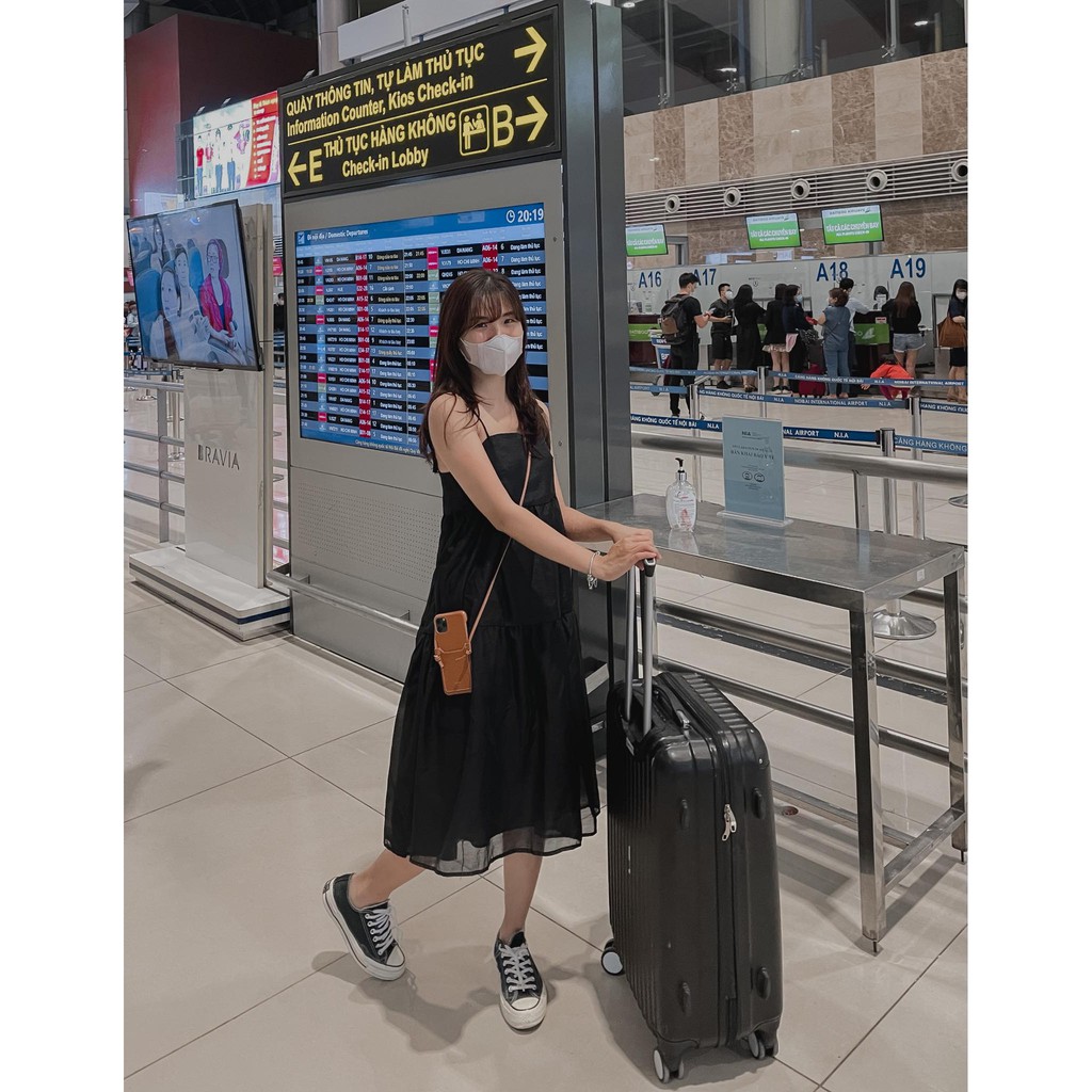 [Mã SKAMA06 giảm 8% tối đa 50K đơn 250K] Váy babydoll hai dây voan tơ 2 lớp (Ảnh thật) | BigBuy360 - bigbuy360.vn