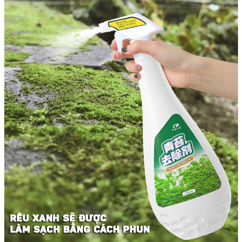 Dung Dịch Xịt Diệt Cỏ, Rong Rêu, Nấm Mốc 500ML