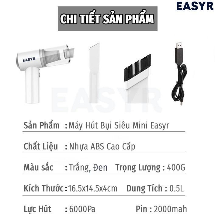 Máy hút bụi cầm tay không dây thông minh phiên bản mới nhất VACUUM CLEANER 2in1