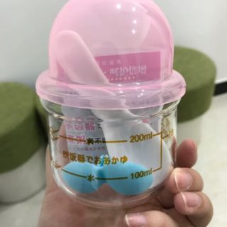 [TẶNG ĐŨA/KÉO] Cốc nấu cháo MUDOU