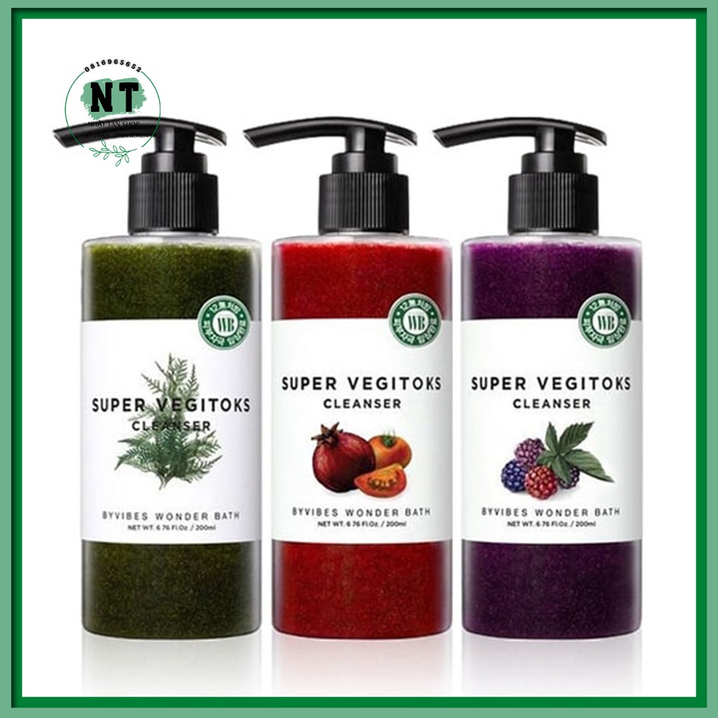 Sữa rửa mặt Super Vegitoks Cleanser - Sữa rửa mặt thiên nhiên, thải độc, dưỡng da