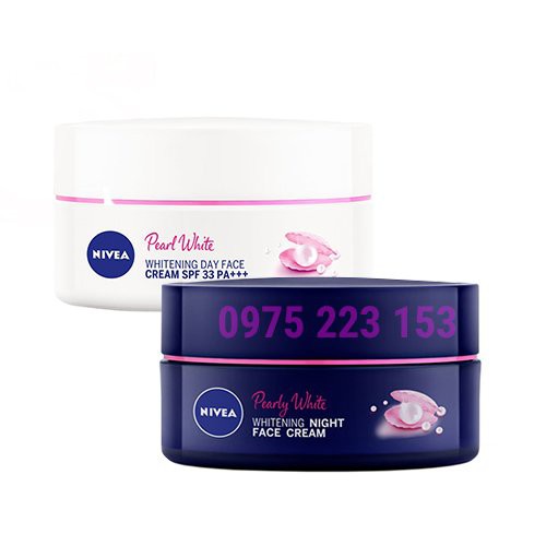 Combo Kem dưỡng trắng da và se khít lỗ chân lông Nivea Ngày và Đêm