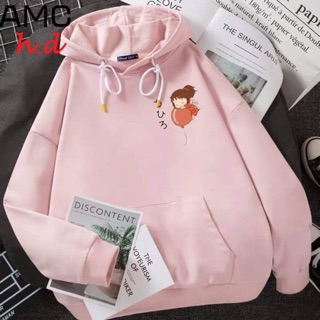 Áo hodei logo cô gái -HĐ