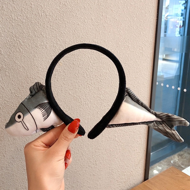 Băng Đô Cài Tóc Hình Cá Muối Dễ Thương Cho Nữ