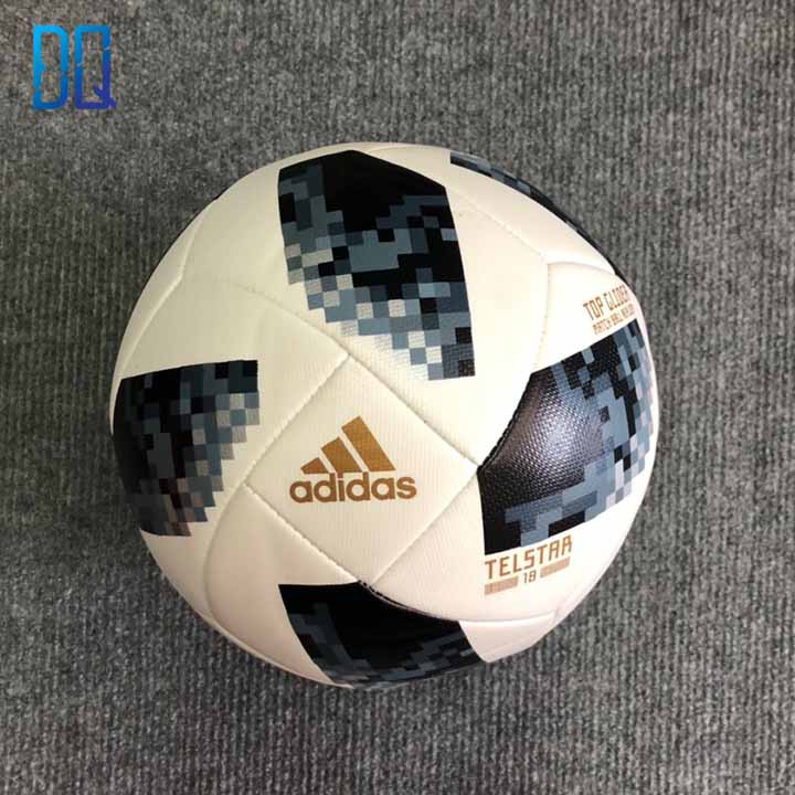 Qủa bóng đá Word cup Telstar 18 size 5 ( Tặng kèm kim bơm bóng và túi lưới đựng bóng)