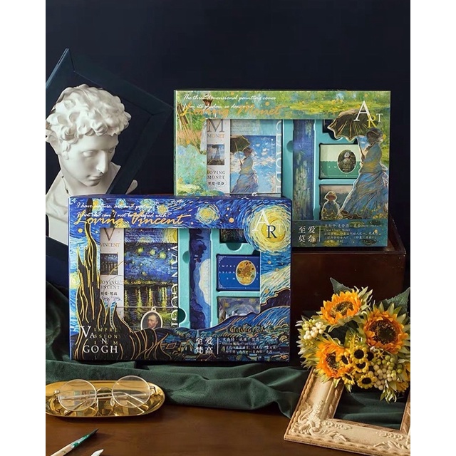 Bộ quà tặng Vincent Van Gogh nghệ thuật, quà sinh nhật, quà tặng bạn bè