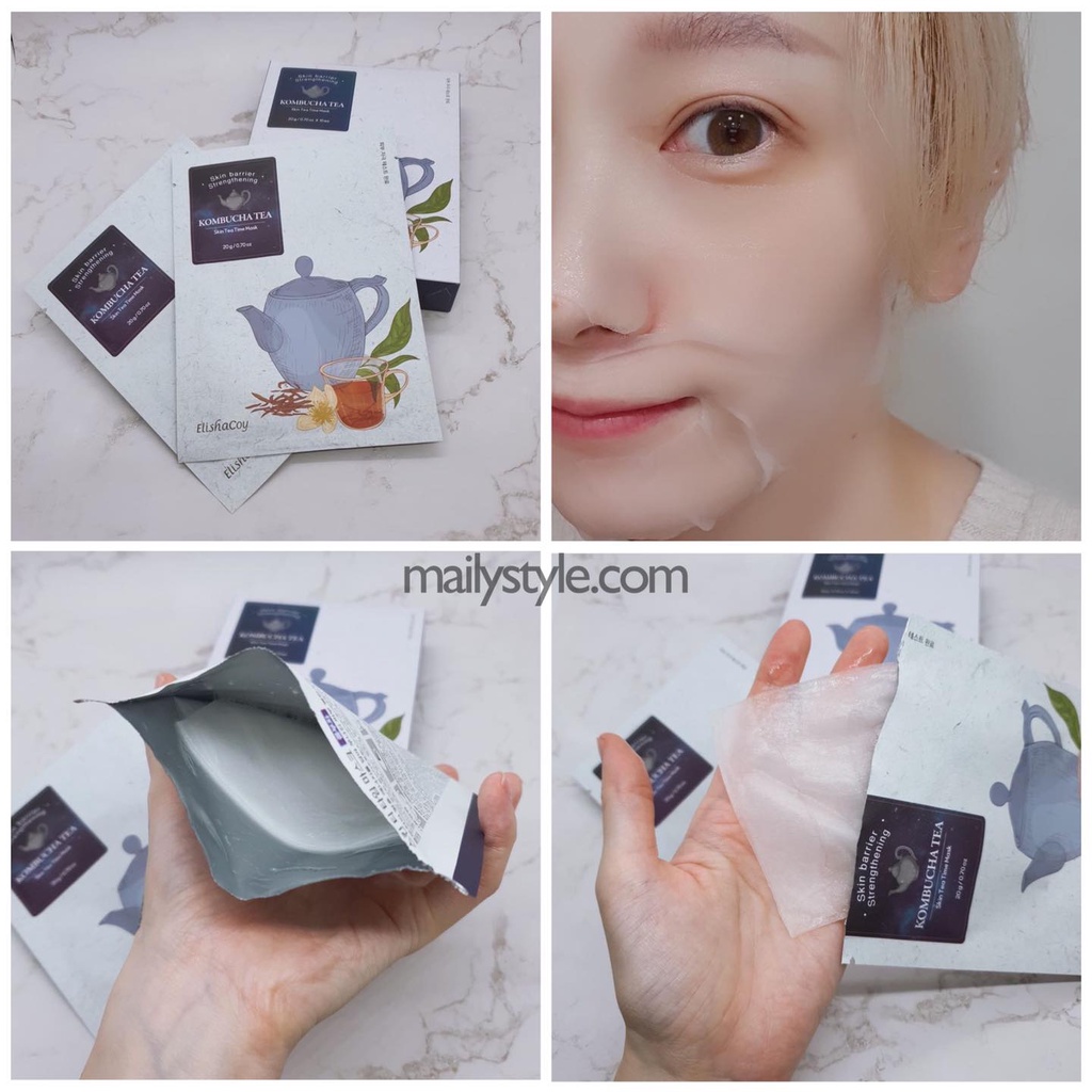 E03_Mặt Nạ Trà Đen Kombucha Skin Tea Time Mask