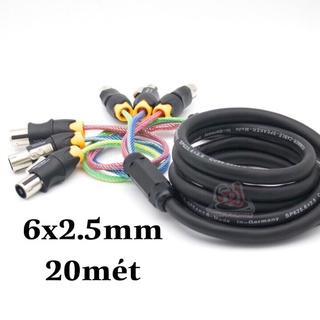 Dây loa Sommer germany dài 20m đồng nguyên chất dây 6 ruột 2.5mm