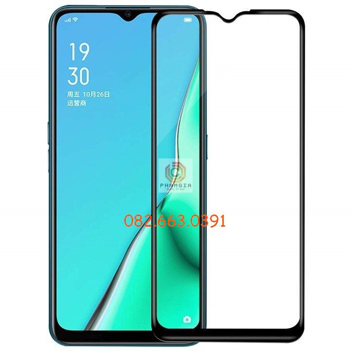 Kính cường lực Full màn Oppo A11 Full keo, 9H bền, chuẩn