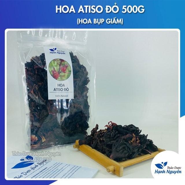 Hoa Bụp Giấm 500g (Hoa Atiso Đỏ, Hibicus)
