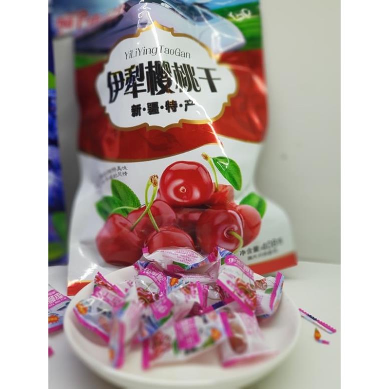 Ô MAI CHERRY ÔMAI VIỆT QUẤT - việt quất gói 428gr cherry gói 408gr