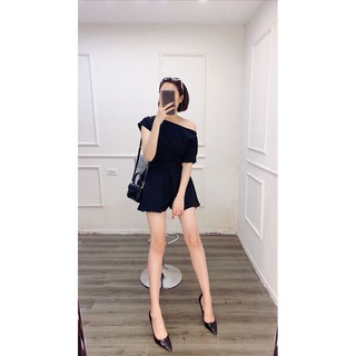 Set áo lệch vai