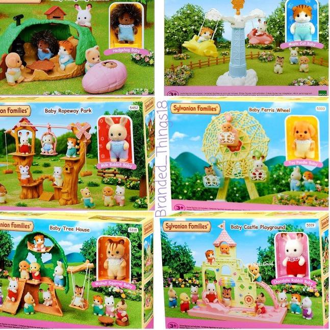 SYLVANIAN FAMILIES Ngôi Nhà Cây / Lâu Đài Families Bằng Silicon Js7