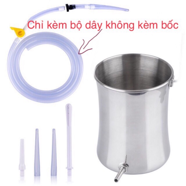 Bộ dây bốc thụt cao cấp enema