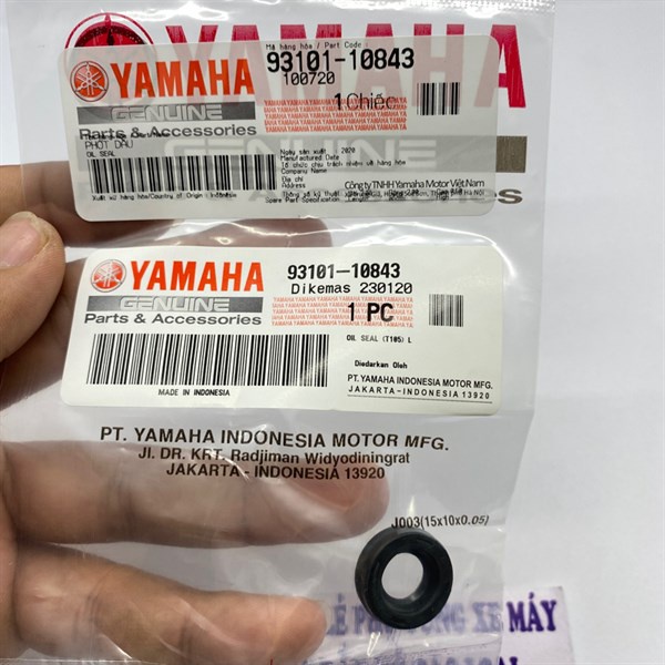 Phớt dầu bơm nhớt nồi côn Srius, EXCITER Zin Yamaha Indonesia - 931011084300