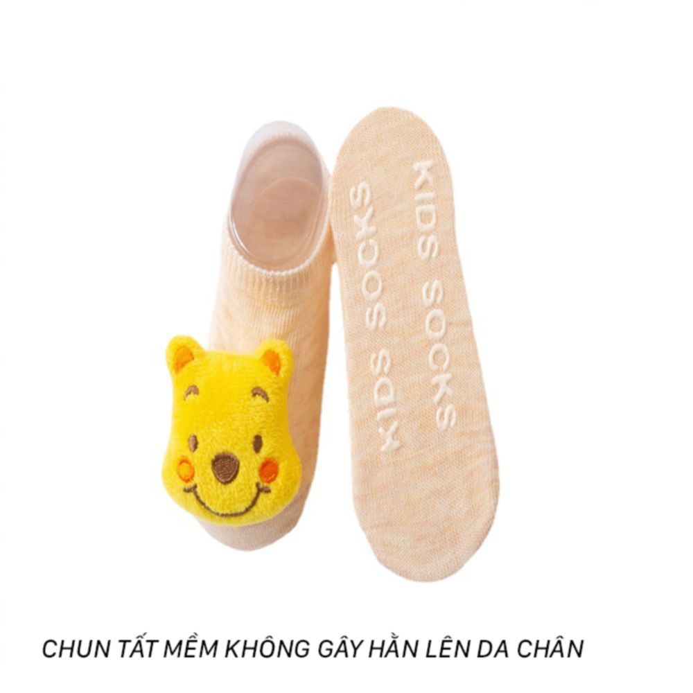 Tất hình thú cho bé giữ ấm chân, chống trượt hình động vật dễ thương