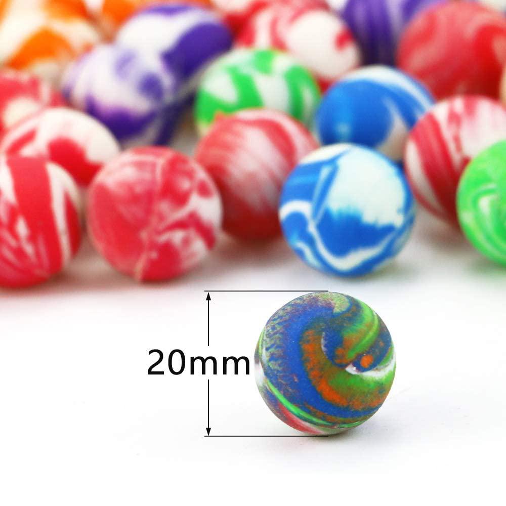 Aaron1 Quả Bóng Nảy Đàn Hồi Mini 20mm Cho Bé Chơi