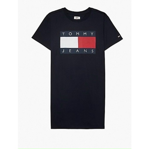 Đầm Tommy Hilfiger Women's Graphic T-Shirt Dress CHÍNH HÃNG