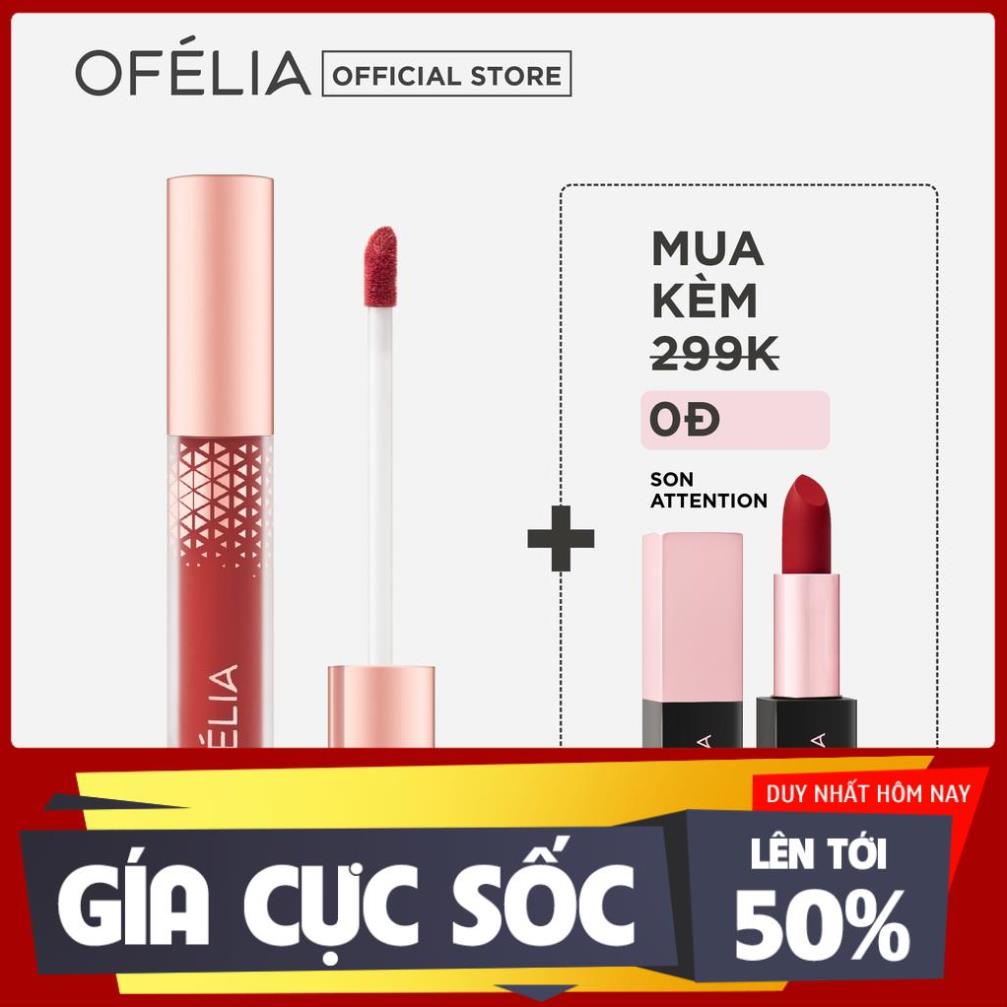 Son Kem Lì Màu Amelia - OFÉLIA Touch Of Rose (4ml) 💄