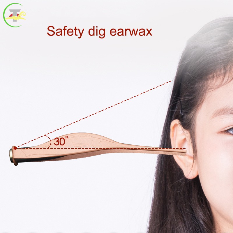 TG 1 Pcs Ear Picks Children Led Light Ear Cleaning Tool for Ear Hygiene Care @vn