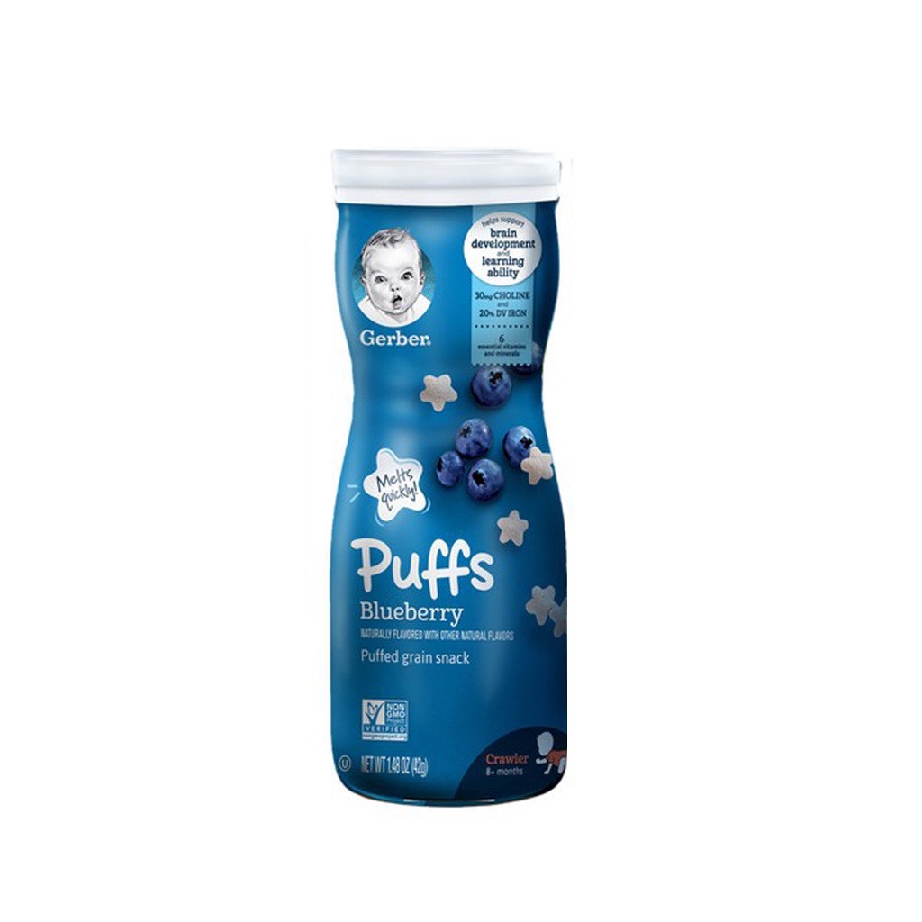 Bánh ăn dặm Gerber Puffs 42g