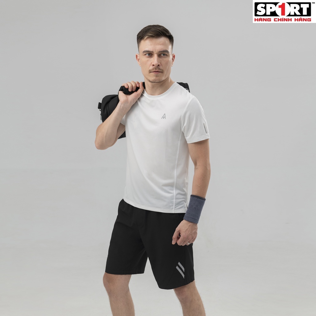 Áo Tshirt Nam Ngắn Tay Cổ Tròn Thoáng Khí, Không Bai Xù, Nhanh Khô, Co Giãn Tốt AM SPORT1 TSM221