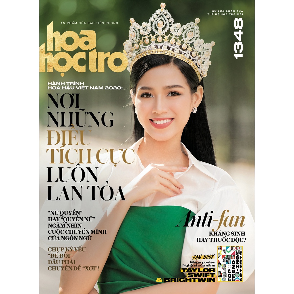 Sách Hoa Học Trò Số 1348 - Tặng Kèm Fanbook Top Trending Artists + 2 Mega Poster Taylor Swift &amp; Bright-Win