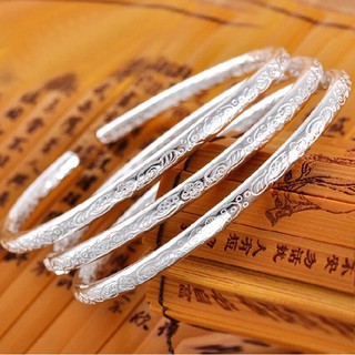 (Trang sức Giá Rẻ) Vòng đeo tay nữ trang sức bạc phong cách trẻ trung Hàn Quốc