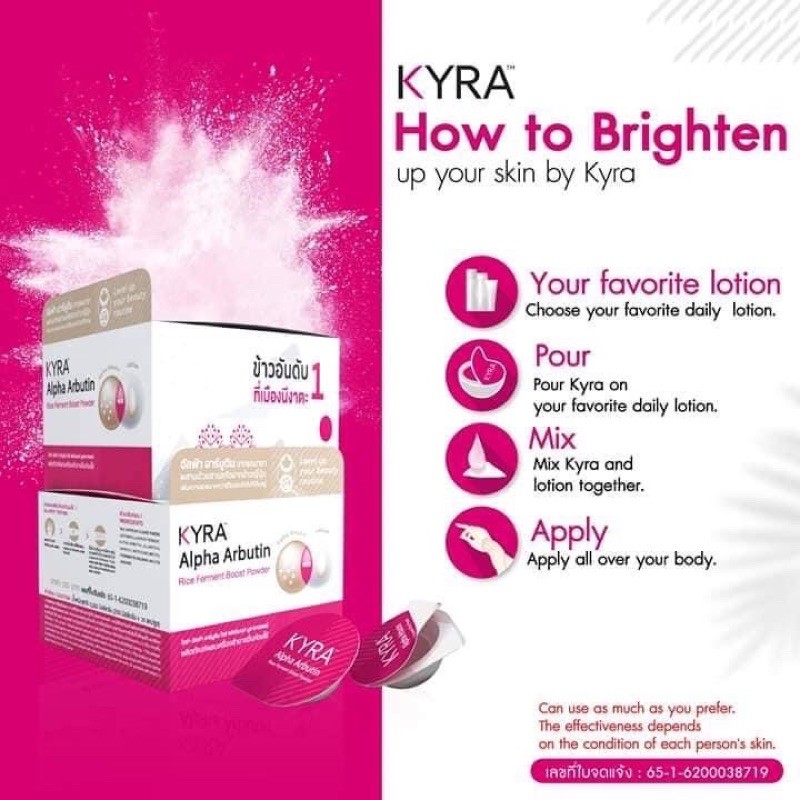 🌼 Lẻ 1 cốc kích trắng Kyra Alpha Arbutin Rice Ferment | BigBuy360 - bigbuy360.vn