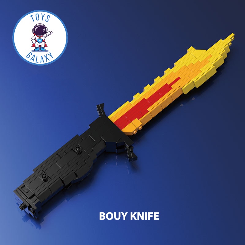 Đồ Chơi Lắp Ráp Mô Hình Dao Butterfly / M9 Bayonet / Karambit / Bouy Trong Cảnh Sát Quân Đội CSGO