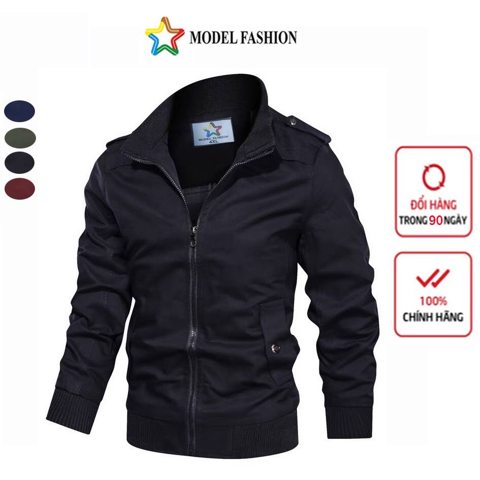 Áo khoác kaki nam Model fashion 2 lớp bo tay phối cầu vai AKK229