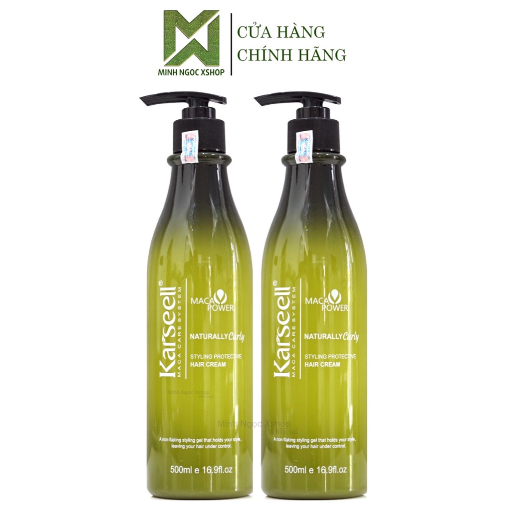 Combo 2 gel tạo sóng xoăn KARSEELL NATURALLY CURLY 500ml