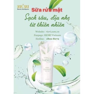 Sữa rửa mặt riori hana