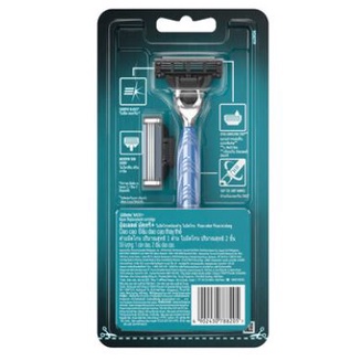 Dao Cạo Râu Gillette Mach3+ New (1 Cán + 2 Lưỡi)