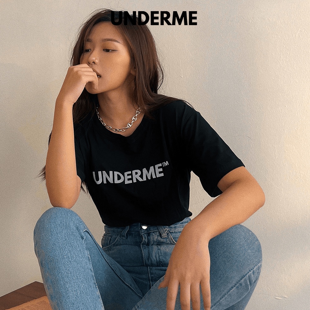 [Mã BMINC50 giảm 10% đơn 99K] Áo thun nữ UNDERME™ Logo Cropped Tee freesize