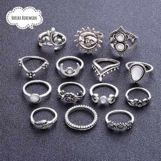 💍 Set nhẫn Boho 14 chiếc 💍