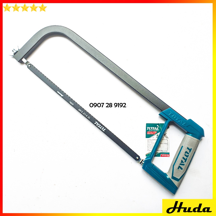 Khung cưa sắt kim loại cầm tay dài 300mm Total Ingco siêu bén cứng cáp bền bỉ