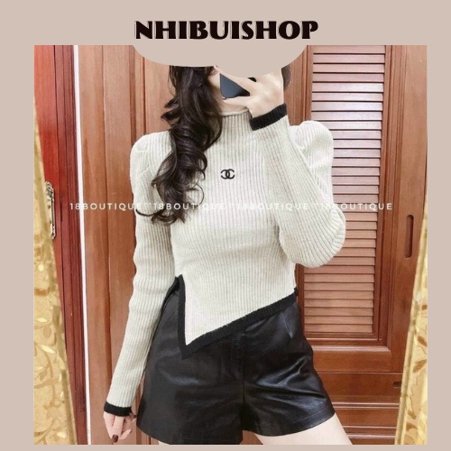 Áo len vạt chéo hàng đẹp nhibuishop
