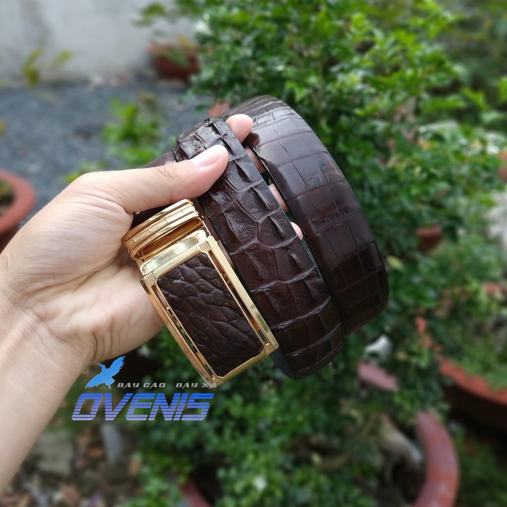 Thắt Lưng Nam Da Cá Sấu. Gai Lưng Rất Đẹp!